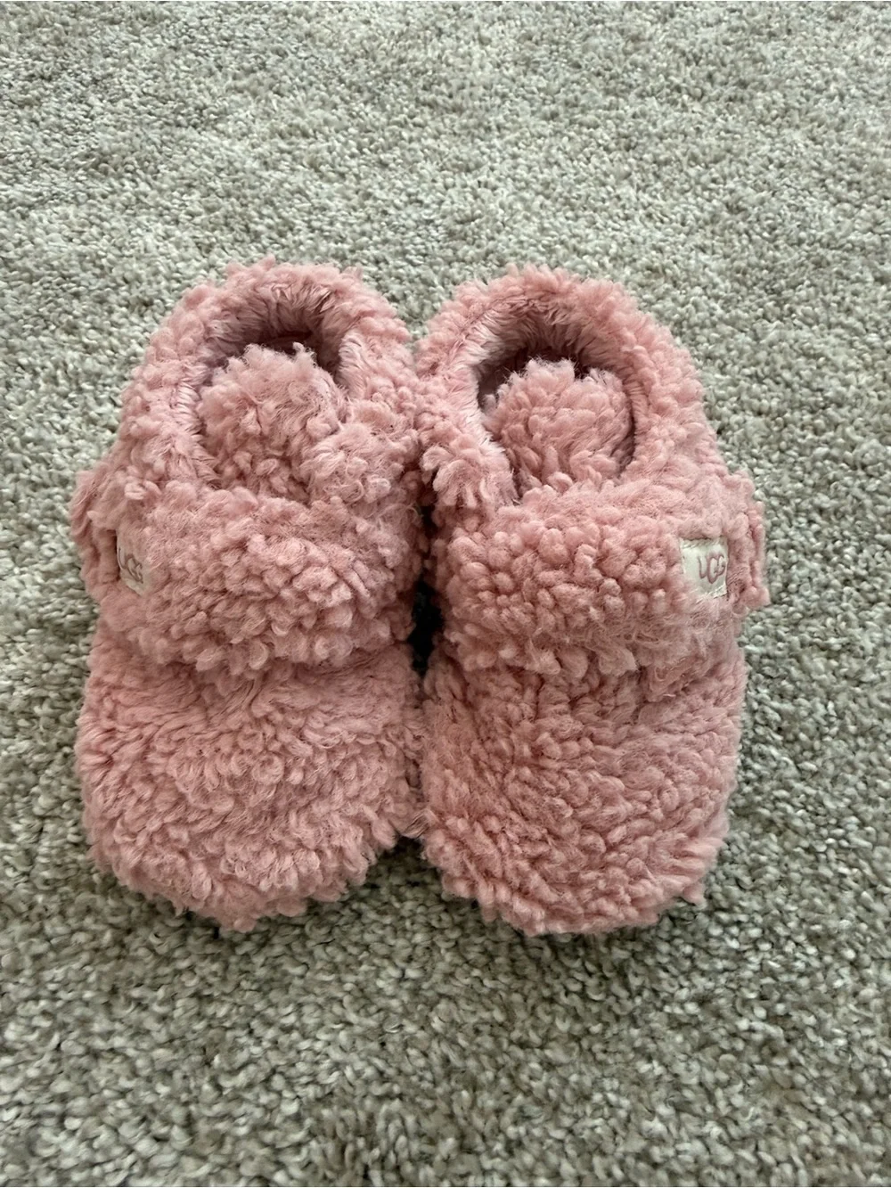 UGG Rose Pink Baby Girl Slippers